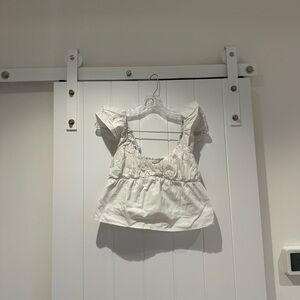 Abercromie + Fitch White Top